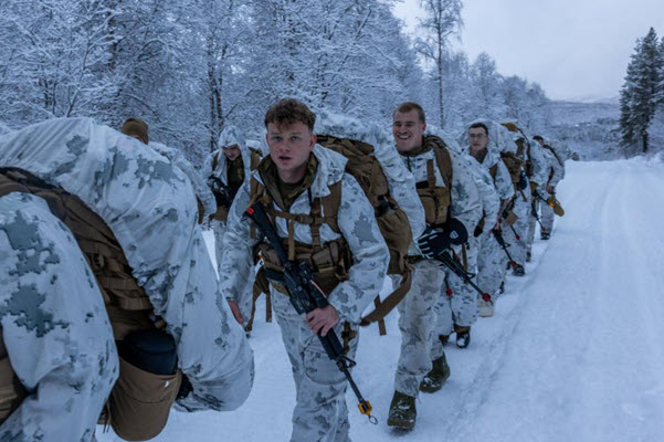 MARINES COLD WEATHER TRAINING IN NORWAY