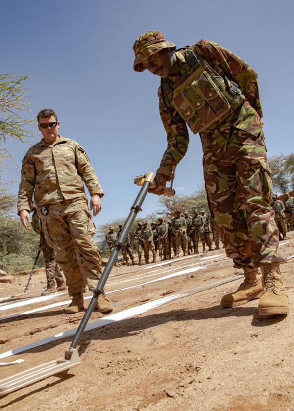 U.S.-KENYA FORCES TRAIN TO COUNTER IEDS
