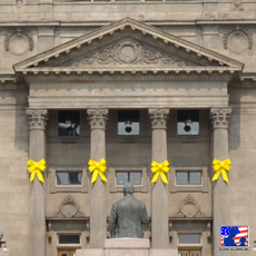 support our troops boise idaho capital yellow ribbons