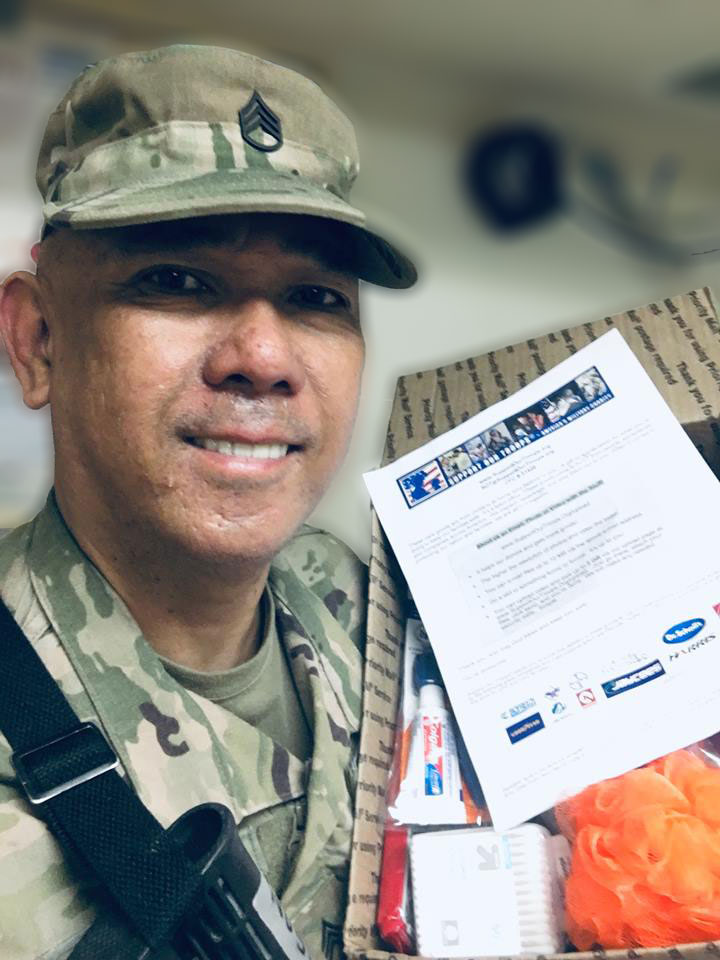 Afghanistan, Bagram – April 26, 2019 -  All Concern,  Thank you very much for the package. I really like it a whole lot.  V/r,  SSG(P) R. [ ], 1st ID