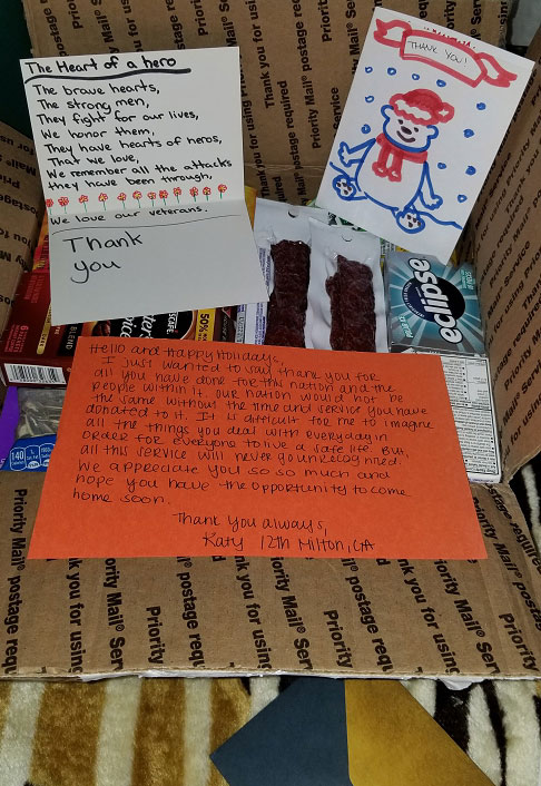 U.S. February 10, 2020 -  Over 400 pounds of over 20,000 valentines cards from kids, students, young folks, and old folks, are shipping out to the deployed troops worldwide make sure they know the folks back home love ‘em.   Is this a great country or what?  ~~ The SOT Team