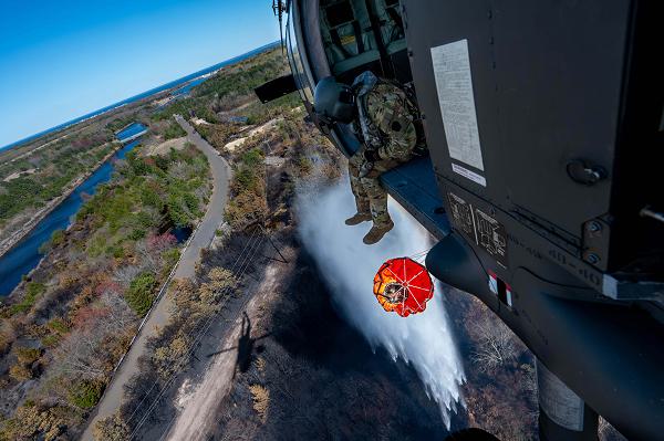 05 Wildfires Ocean City New Jersey National Guard 150th Assault Helicopter Regiment humanitarian Super Storm Sandy Support Our Troops