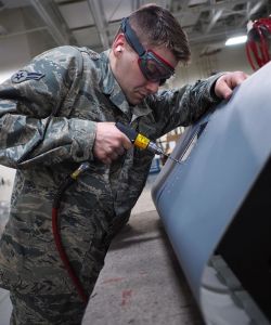 Structural Maintenance Airman Keeps Aircraft Safe