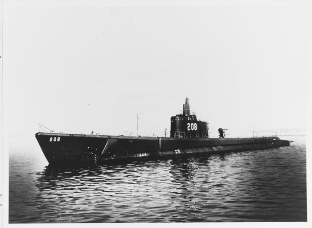 The USS Grayback (SS-208) photographed in 1941. Naval History and Heritage Command photo
