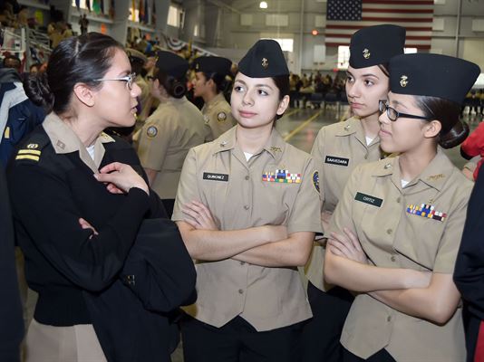 support our troops org lieutenant credits navy success rotc