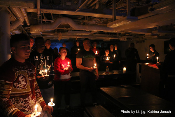 How Sailors At Sea Will be Celebrating