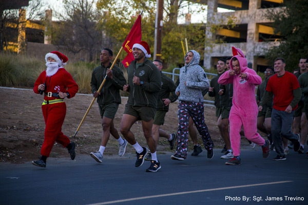 Battalion Holiday Run Camp Pendleton