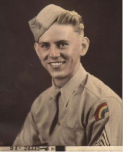 Floyd D. Cheatham, Jr., from Deland, Florida, killed in action January 13, 1945 in the Battle of the Bulge