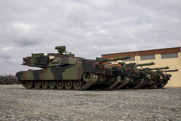 GRAFENWOEHR, GERMANY, March 10, 2022 -  Army Prepositioned Stock-2 delivered to Grafenwoehr Training Area, Germany