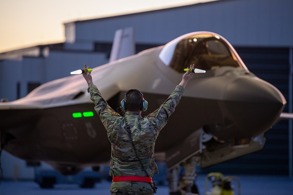 U.S. FIGHTERS PATROL EUROPEAN SKIES DEFENDING NATO